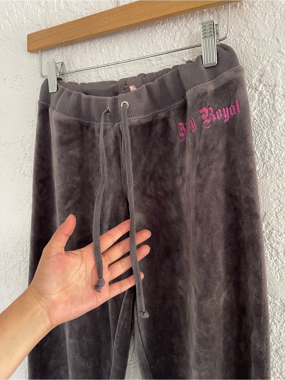 Juicy Couture Juicy Royal Grey Tracksuit Sweatpants Jacket Set - Picture 9 of 14